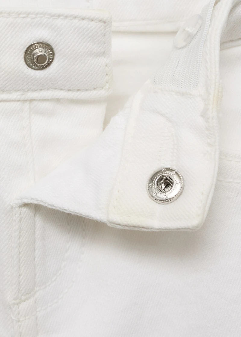 Frayed low-rise skinny jeans