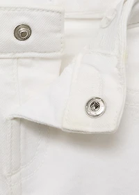 Frayed low-rise skinny jeans