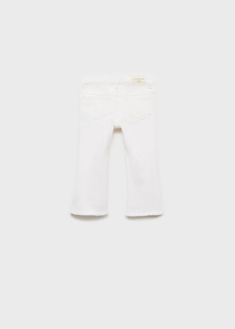 Frayed low-rise skinny jeans