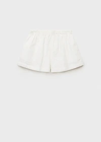 Elastic waist shorts