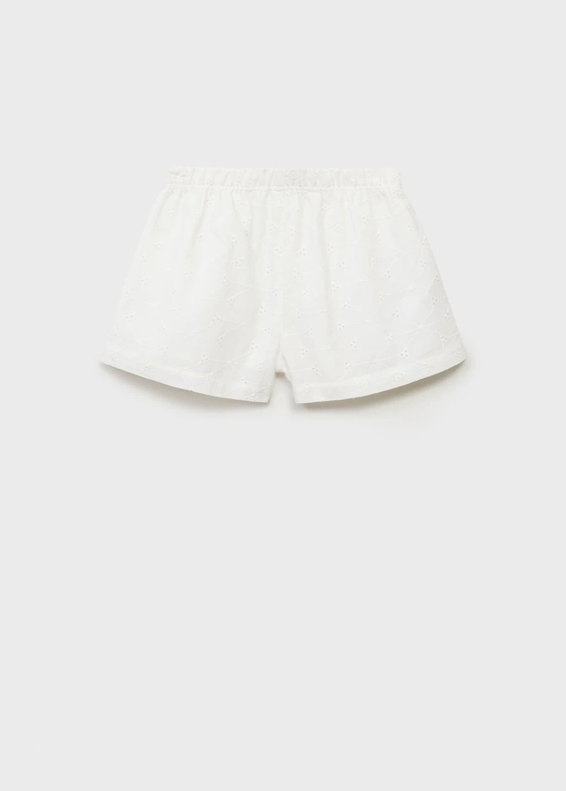 Elastic waist shorts