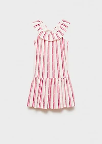 Striped cotton dress