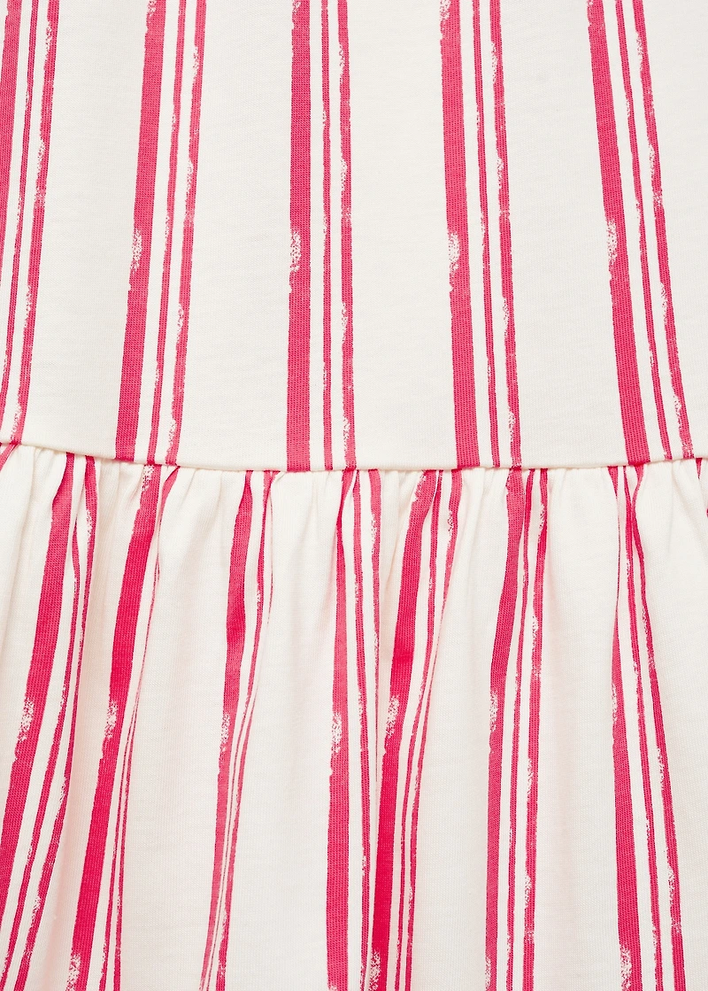 Striped cotton dress