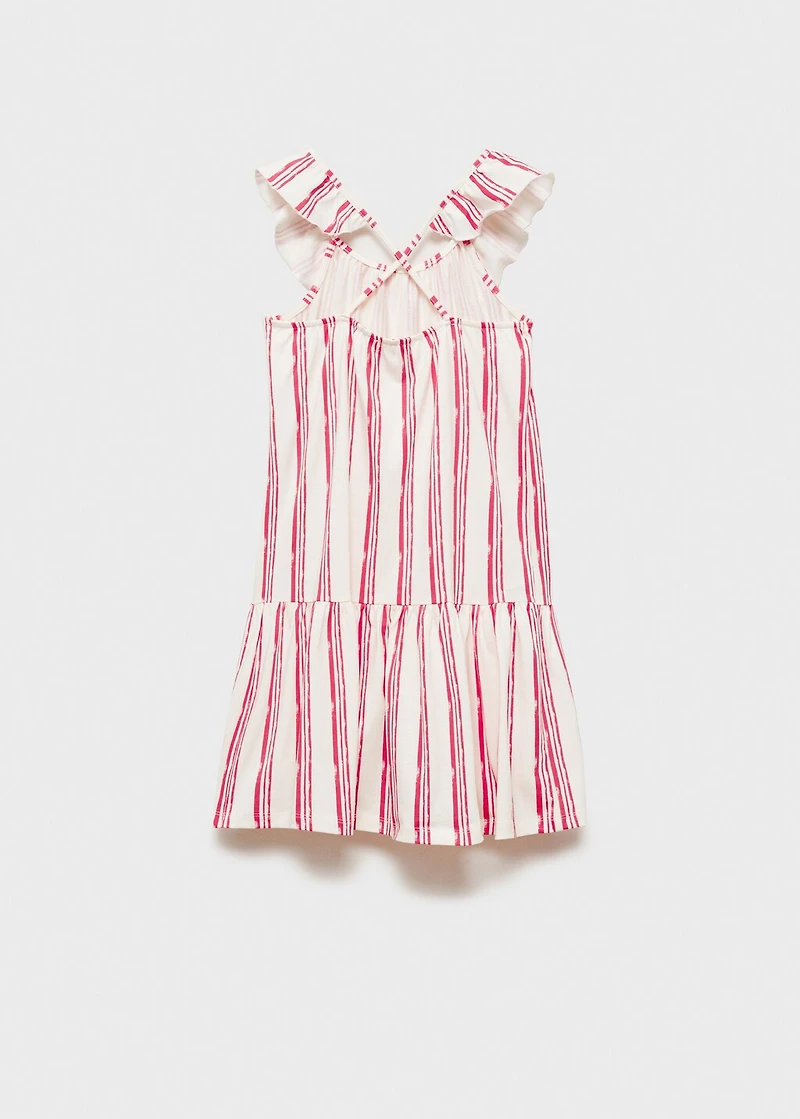 Striped cotton dress