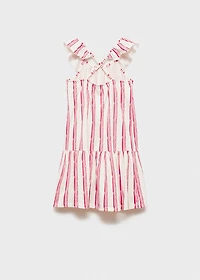 Striped cotton dress