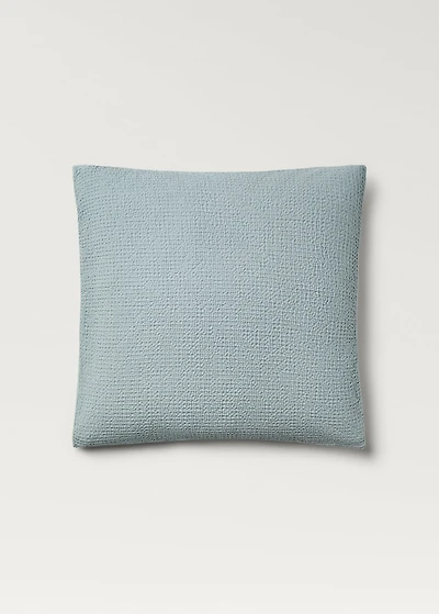 Two cotton waffle percale pillowcases 60x60 cm