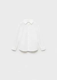 Cotton poplin shirt