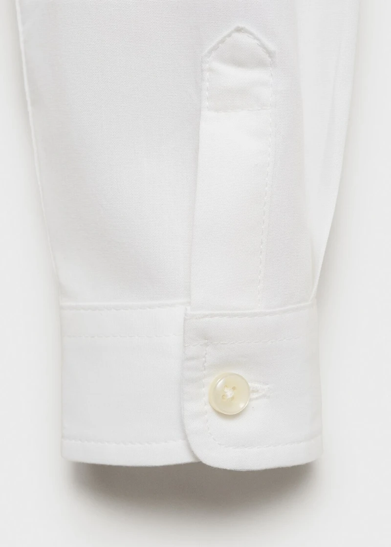 Cotton poplin shirt