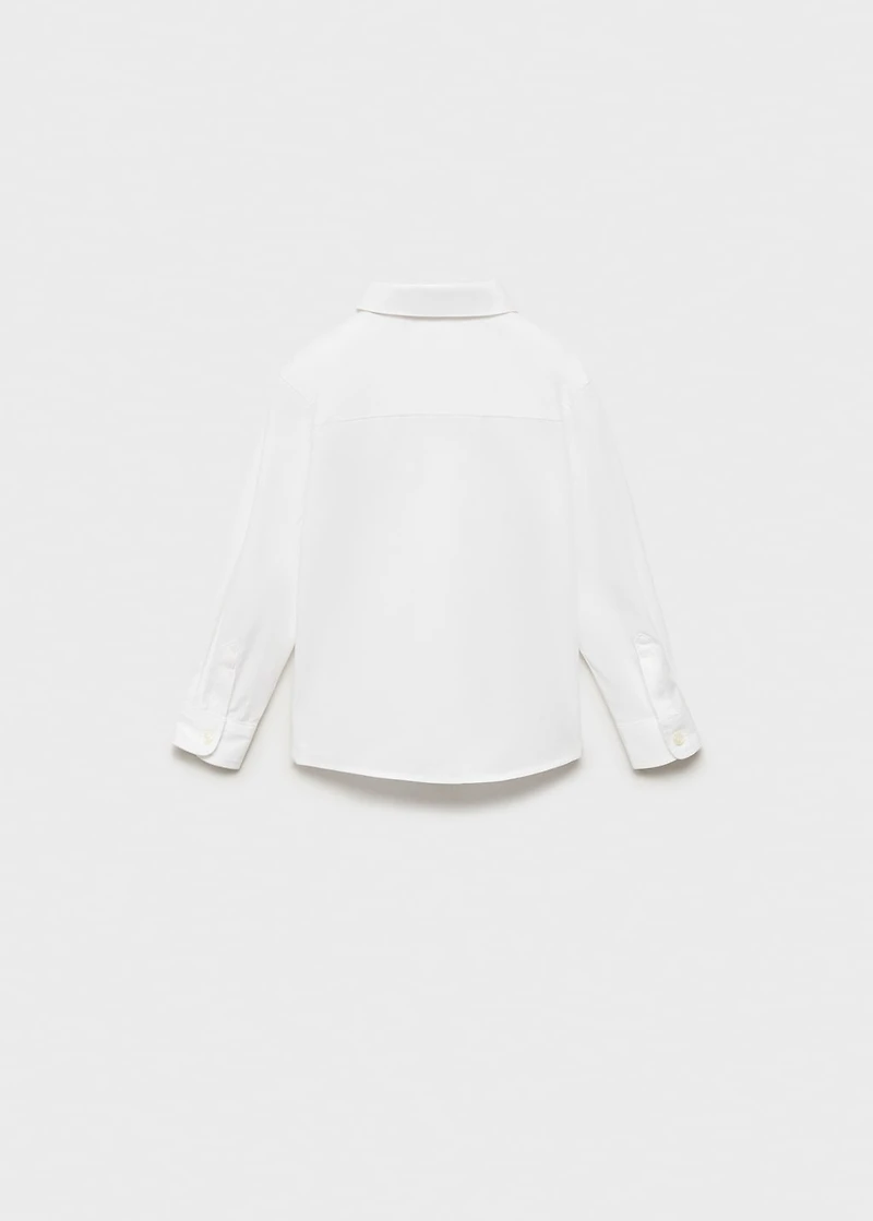 Cotton poplin shirt