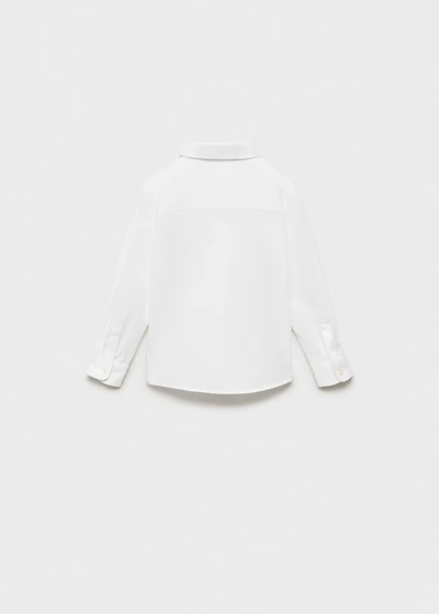 Cotton poplin shirt