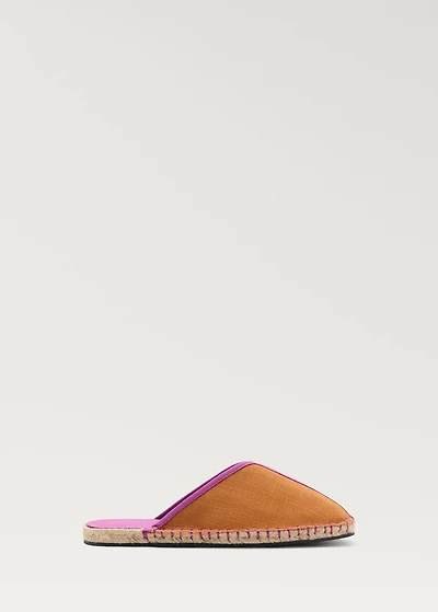 Two-tone sneakers with spade detail