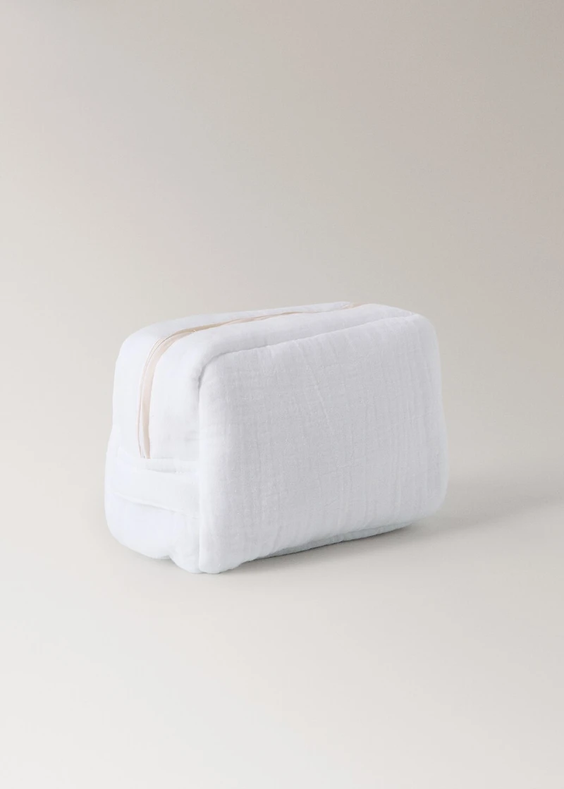 Children’s cotton gauze toiletry bag