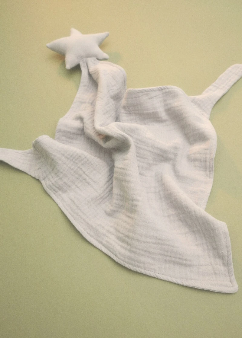 Baby comforter with star design