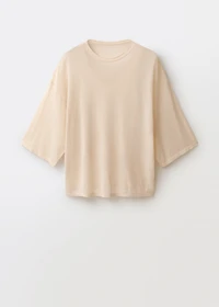 Oversize short sleeve sweater