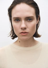 Oversize short sleeve sweater