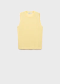 Sleeveless knitted top