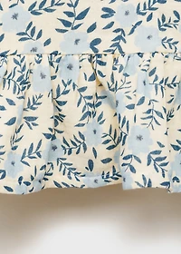 Printed cotton dress