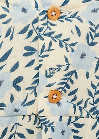 Printed cotton dress