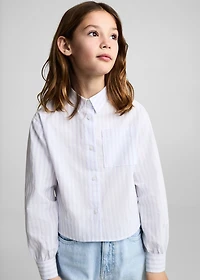Pocket striped shirt