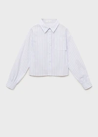 Pocket striped shirt