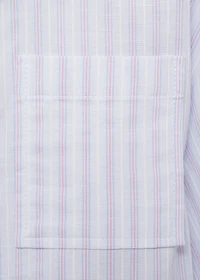 Pocket striped shirt