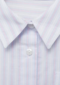 Pocket striped shirt