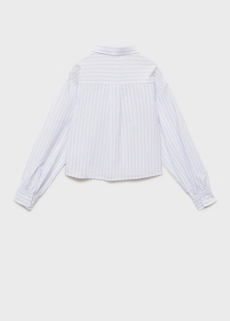 Pocket striped shirt