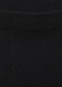 Knit top with lace accents