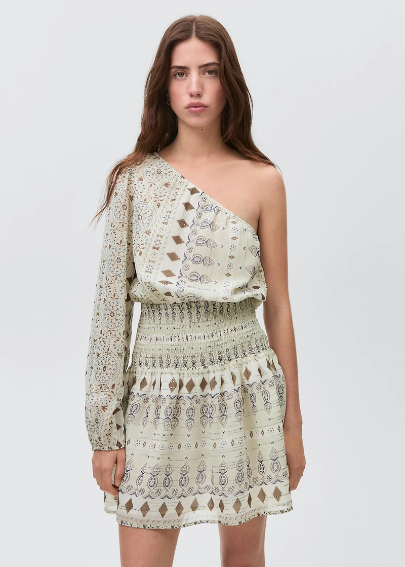 Short asymmetrical dress