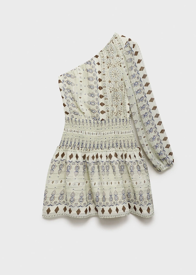 Short asymmetrical dress