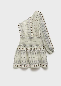 Short asymmetrical dress