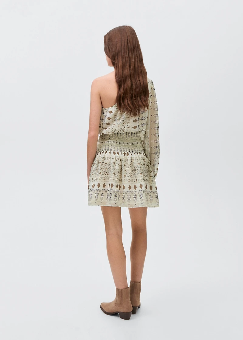 Short asymmetrical dress