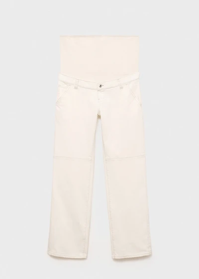 Maternity wide leg jeans