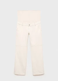 Maternity wide leg jeans