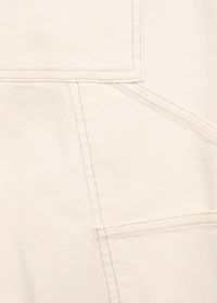 Maternity wide leg jeans