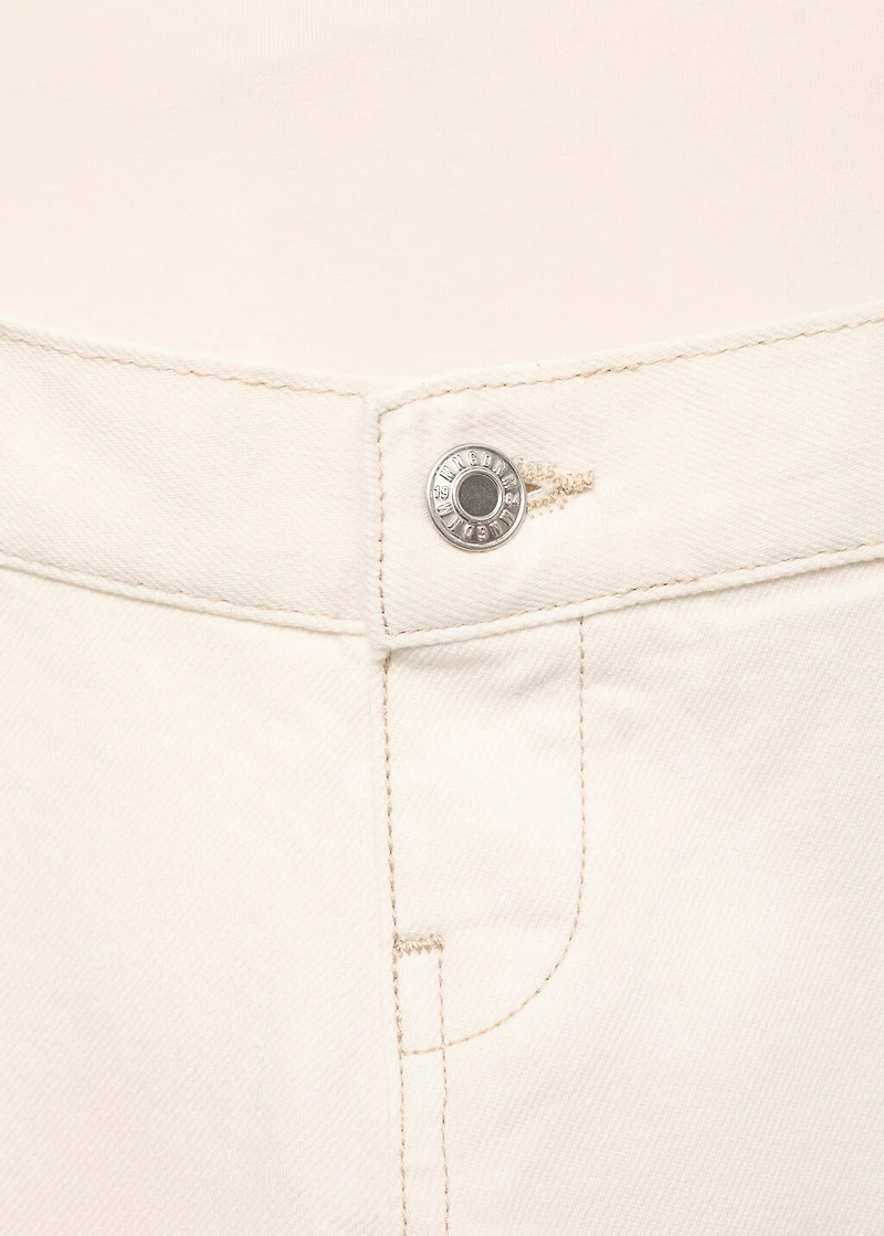 Maternity wide leg jeans