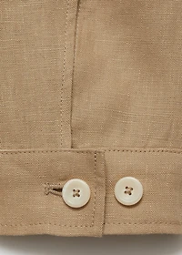 100% linen jacket with pockets