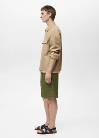 100% linen jacket with pockets