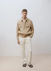 100% linen jacket with pockets