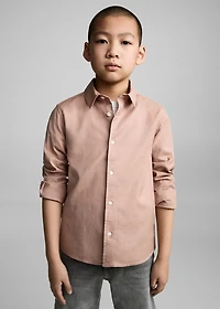 Cotton and linen shirt