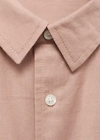 Cotton and linen shirt