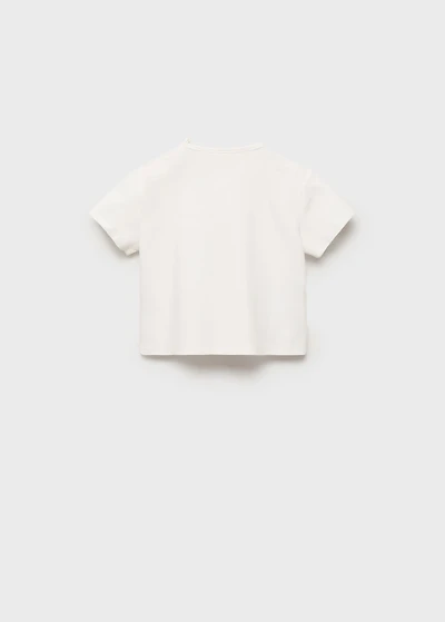 Embossed cotton t-shirt