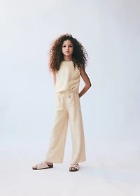 Textured striped T-shirt