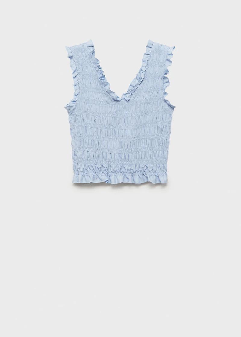 Ruffled top