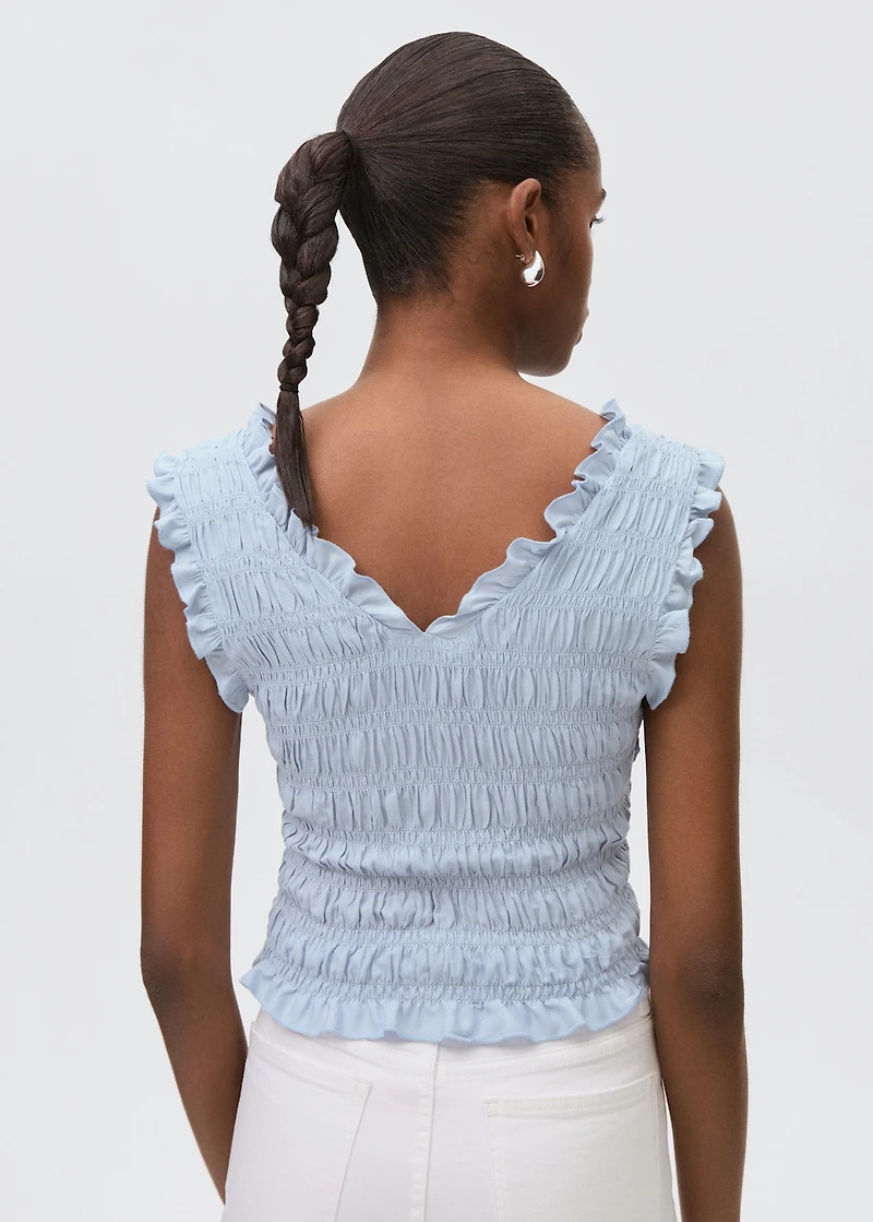 Ruffled top