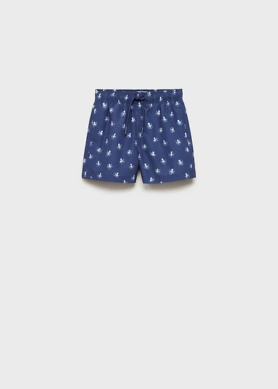 Octopus print swimsuit