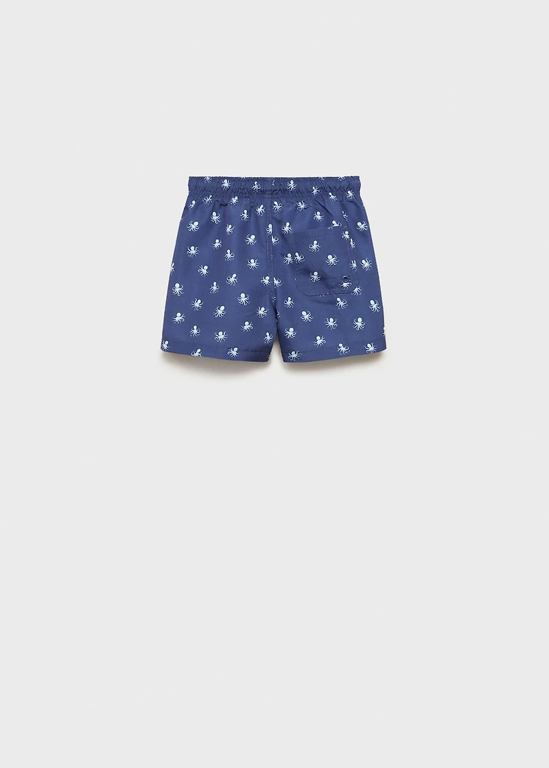 Octopus print swimsuit