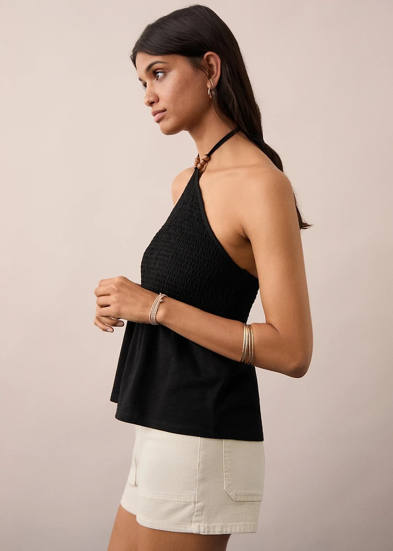 Denim shorts with pockets