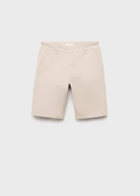 Cotton Bermuda shorts