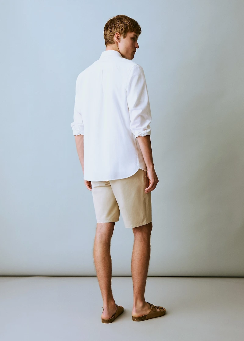 Cotton Bermuda shorts